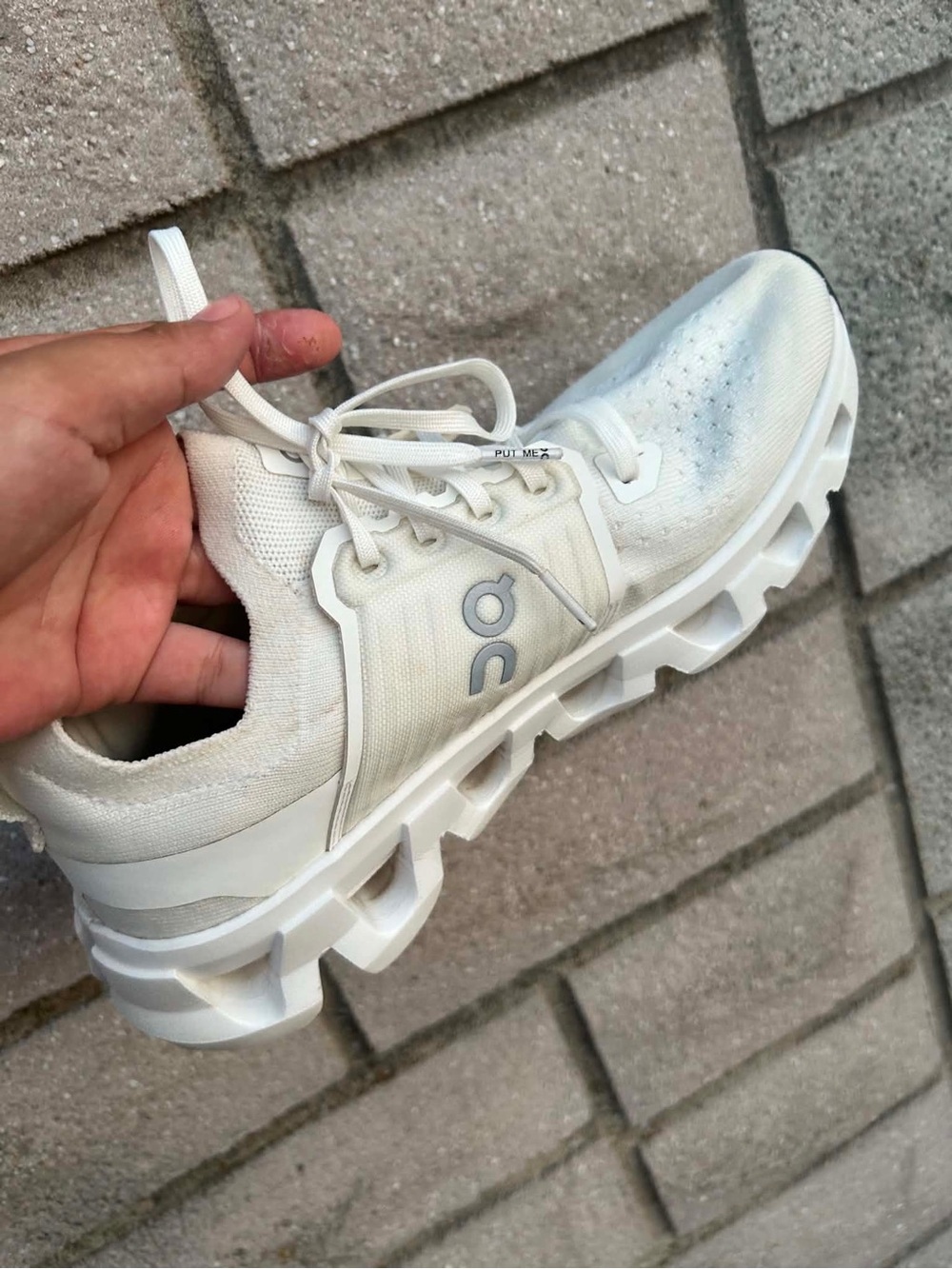 On Running White Lace-Up Running Sneaker - Picture 8 of 8